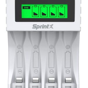 Envie ECR 11 MC SprintX Ultra Fast Charger for Rechargeable Batteries