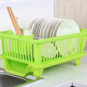 TEKCOOL Plastic Durable Kitchen Drainer Dish Rack Organizer