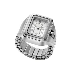 Shocknshop Analog Fashion Stainless Steel Ladies Ring Watch for Women -W122