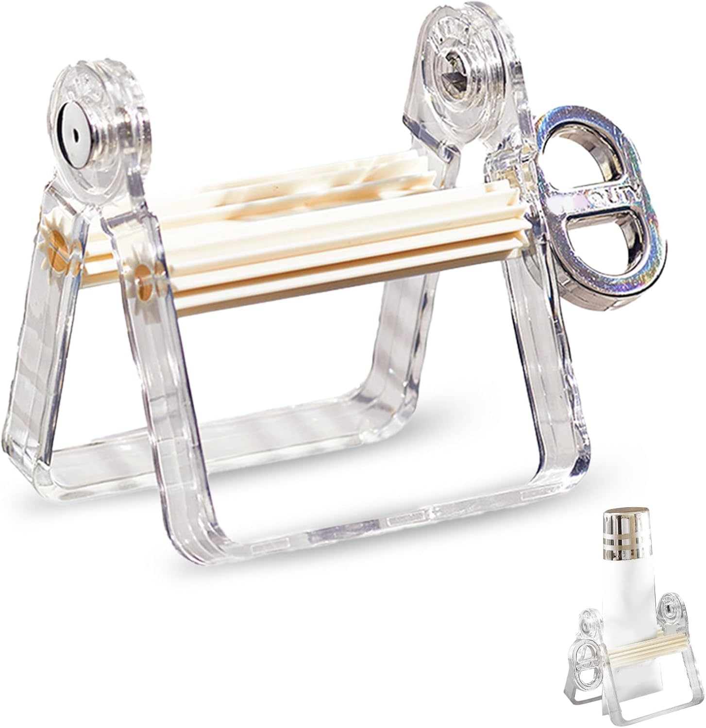 Toothpaste Squeezer Roller, Manual Tube Squeezer for Toothpaste, Paint, Cosmetics, Color Dye & Hand Cream