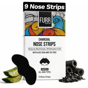 FURR By Pee Safe Blackhead Remover Bamboo Charcoal Nose Strips 9 Pcs