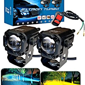 ELTRON TURBO 1 Year Warranty Original Imported Mini Driving Fog Light Led