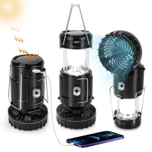 Upgrade Portable Lantern Rechargeable Fan