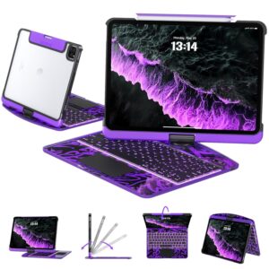 Transparent Case with Keyboard for iPad Air 13 Inch