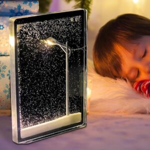 Desidiya DIY Snowfall Lamp with Street Light Snow lamp